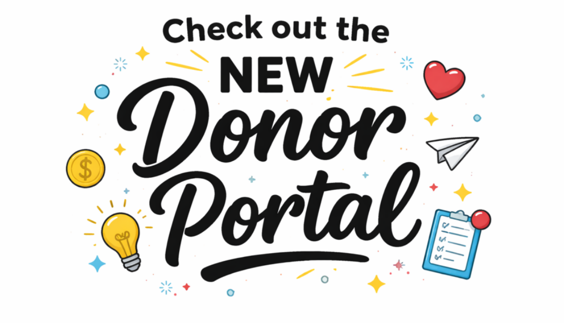 Check out the NEW Donor Portal