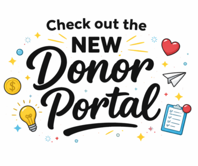 Check out the NEW Donor Portal